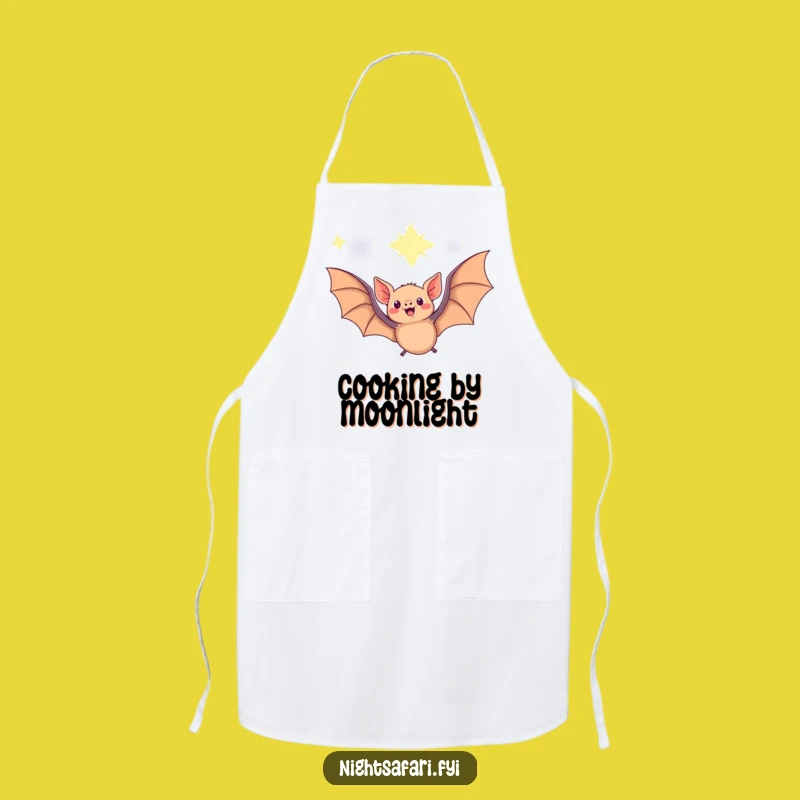 Funny Fruit Bat Apron: Night Flyer Kitchen Wear for Whimsical Cooks