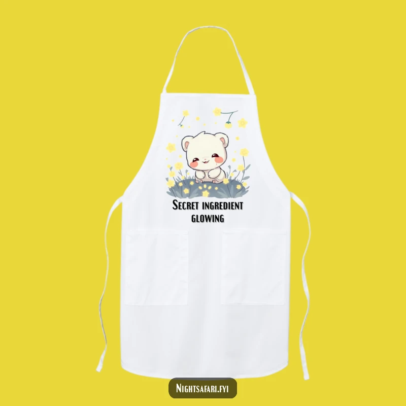 Funny Giggling Shy Creature Apron - Firefly Kitchen Design Gift