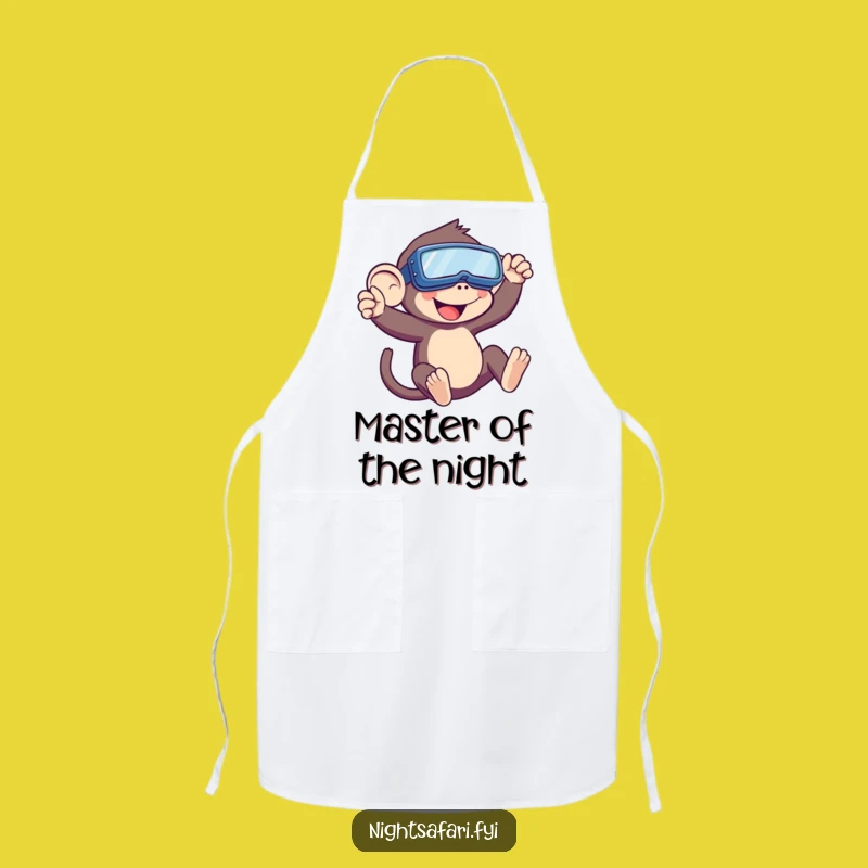 Funny Monkey Kitchen Apron: Cook with a Playful Swinger's Adventurous Spirit Gift
