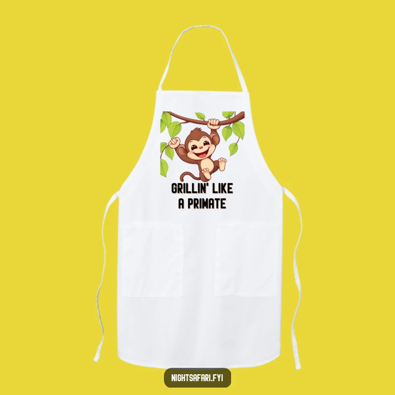 Funny Monkey Vine Apron: Chef’s Primate Kitchen Wear, Perfect Funny Gift