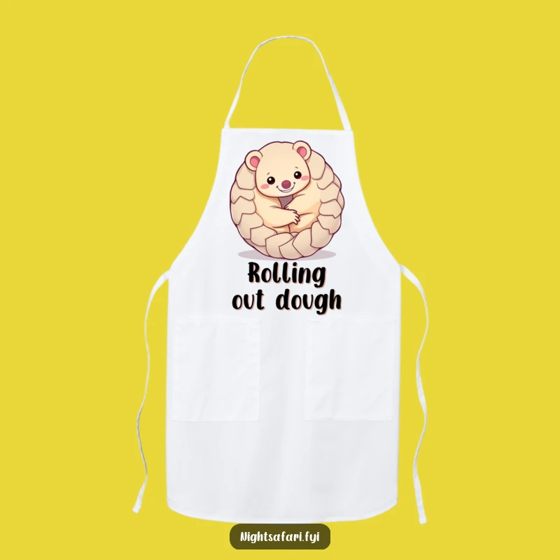 Funny Pangolin Apron: Playful Chef's Wear for Joyful Cooking