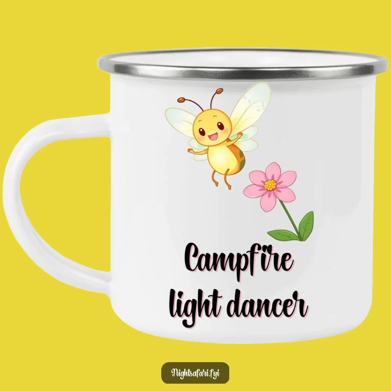 Funny Firefly Glow Camping Mug: Magical Evenings Outdoors