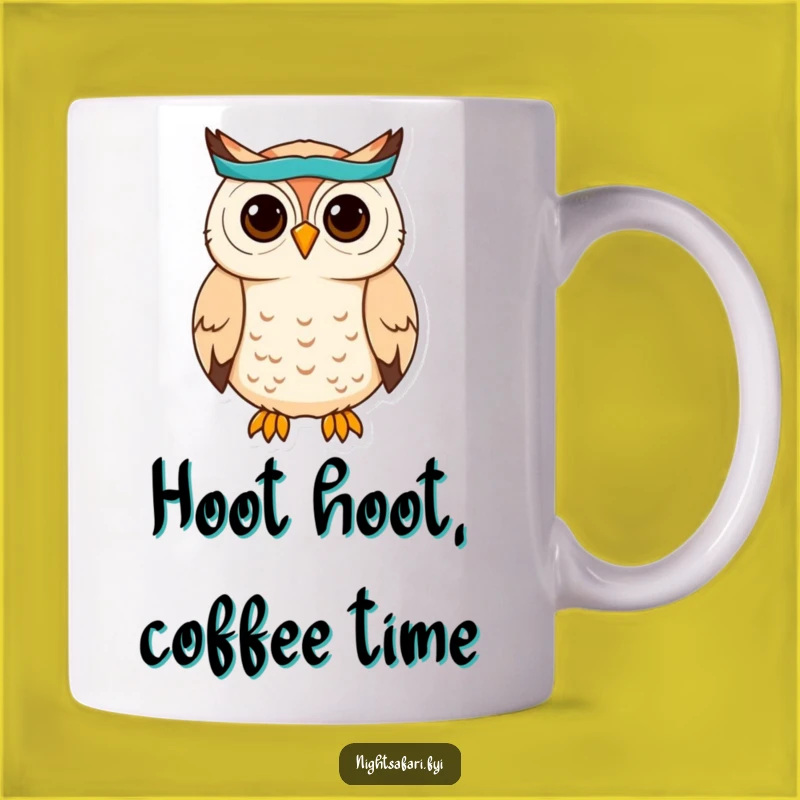 Funny Owl Headband Mug: Wise Hooting Friend Is A Perfect Funny Gift For You