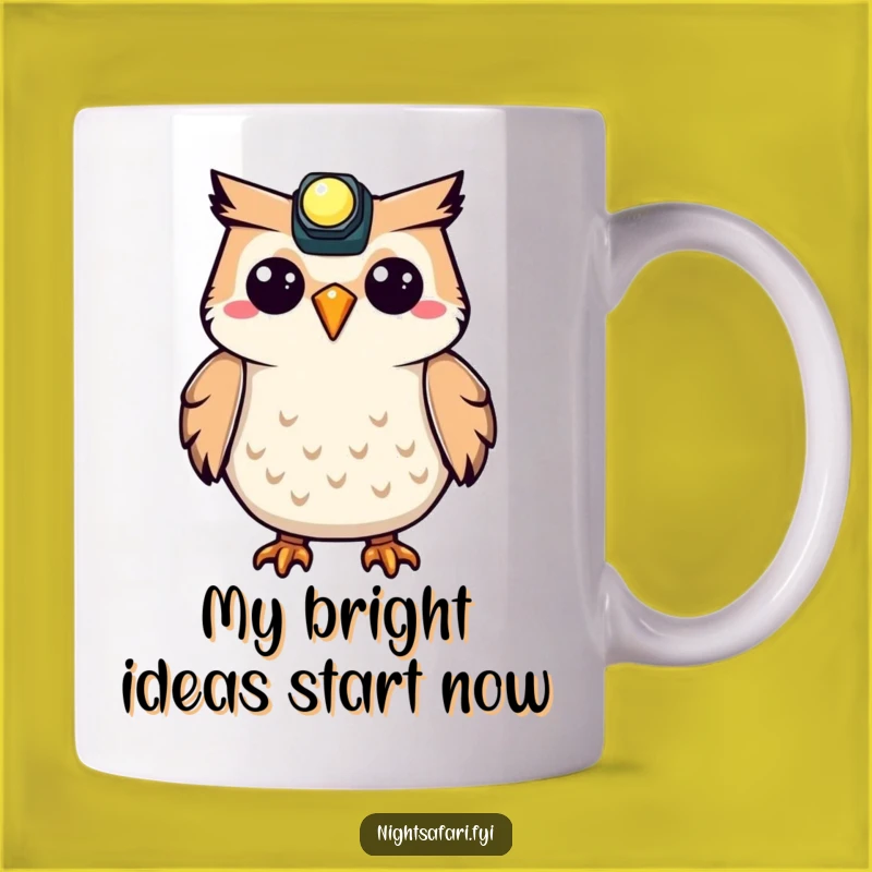Funny Owl Headlamp Mug: A Delightful Hooting Gift for Night Owls