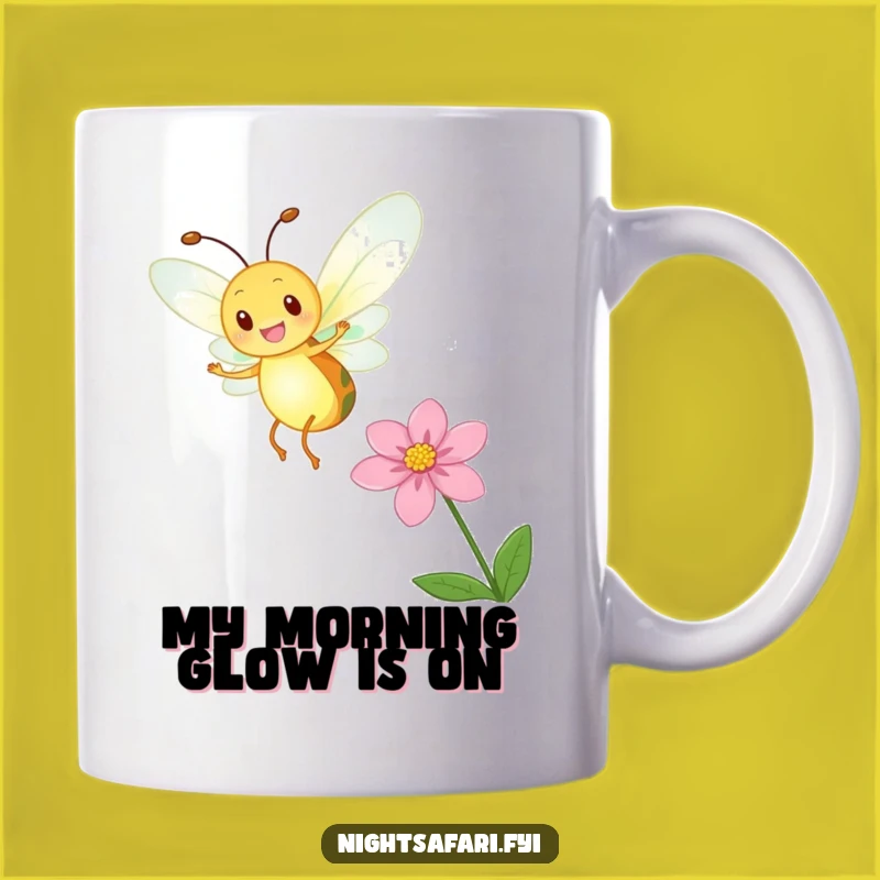 Funny Firefly Glow Mug: Delightful Dancing Light for Magical Mornings