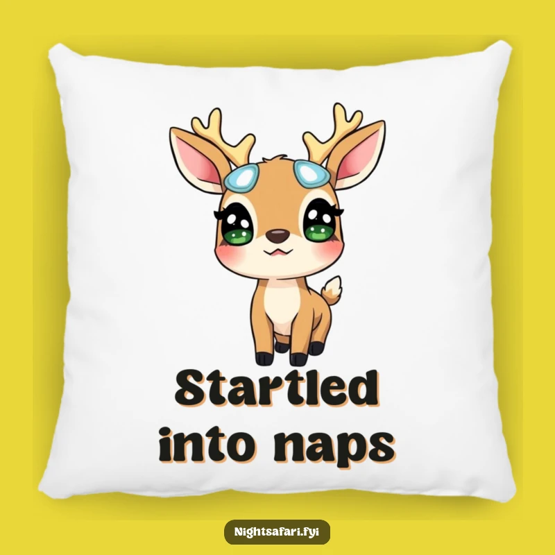 Funny Deer Glowing Eyes Pillow: Snuggle Up With This Magical Forest Friend Gift