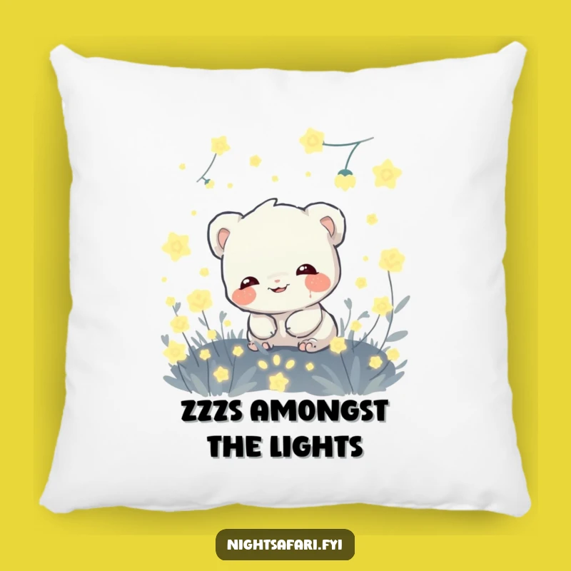 Funny Giggling Shy Creature Pillow - Cozy Firefly Accent Gift