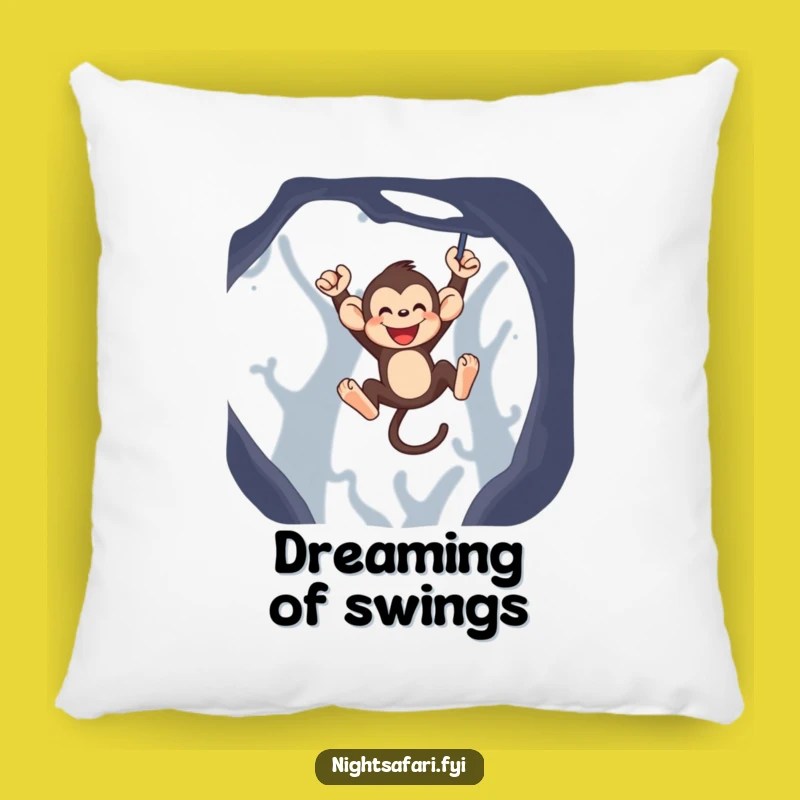 Funny Monkey Pillow - Soft Swinging Primate Cushion, Cozy Funny Gift