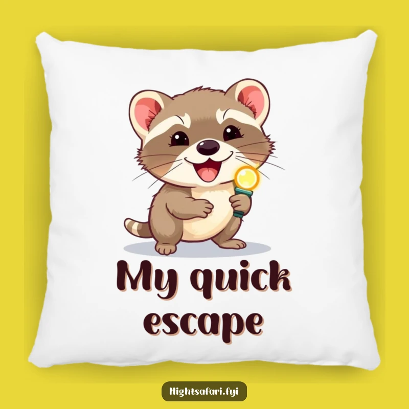 Funny Civet Headlamp Pillow - Cozy Comfort with Delightful Humor