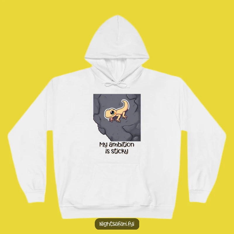 Funny Gecko Hoodie: Cozy Up with Hilarious Determination, Your Perfect Funny Gift Warmth