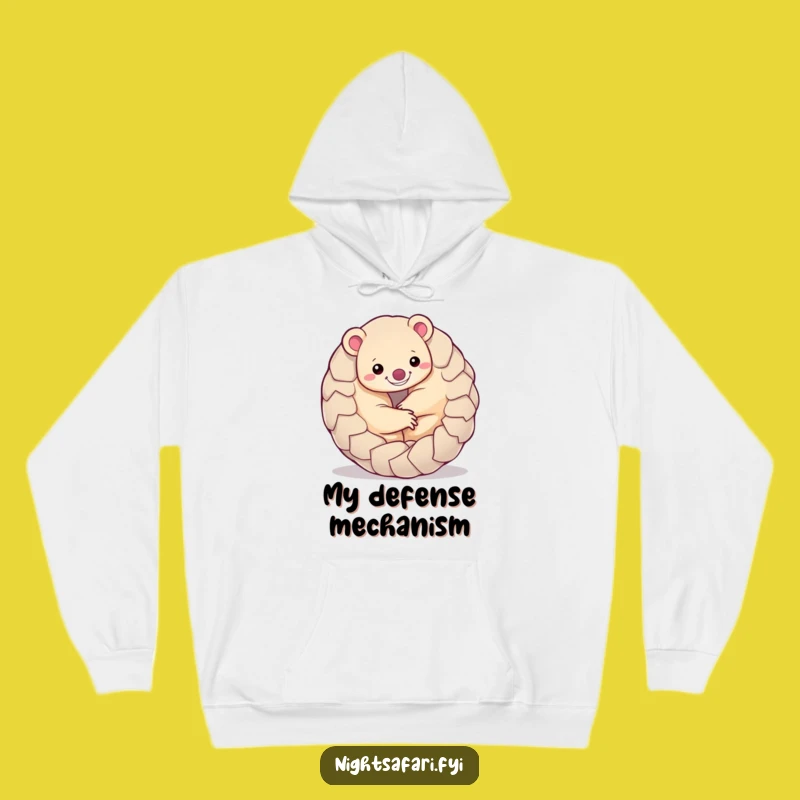Funny Pangolin Hoodie: Cozy & Playful Ball Design Sweatshirt Gift