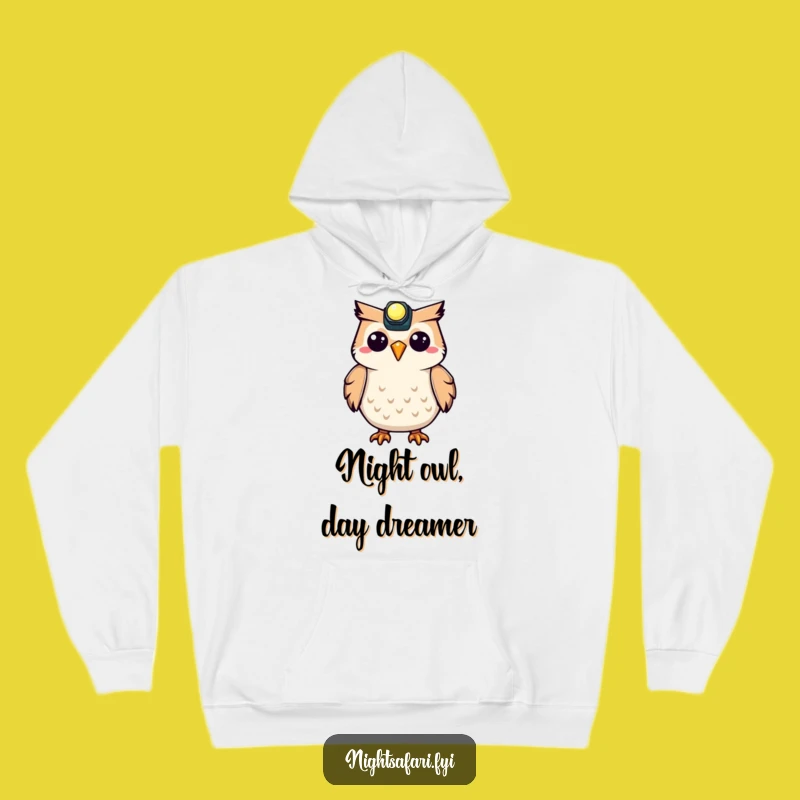 Funny Owl Headlamp Hoodie: Cozy Hooting Delight for Chilly Nights