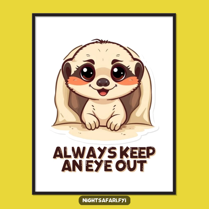 Free Printable Meerkat Wall Art: Funny Downloadable Decor for a Cheerful Home