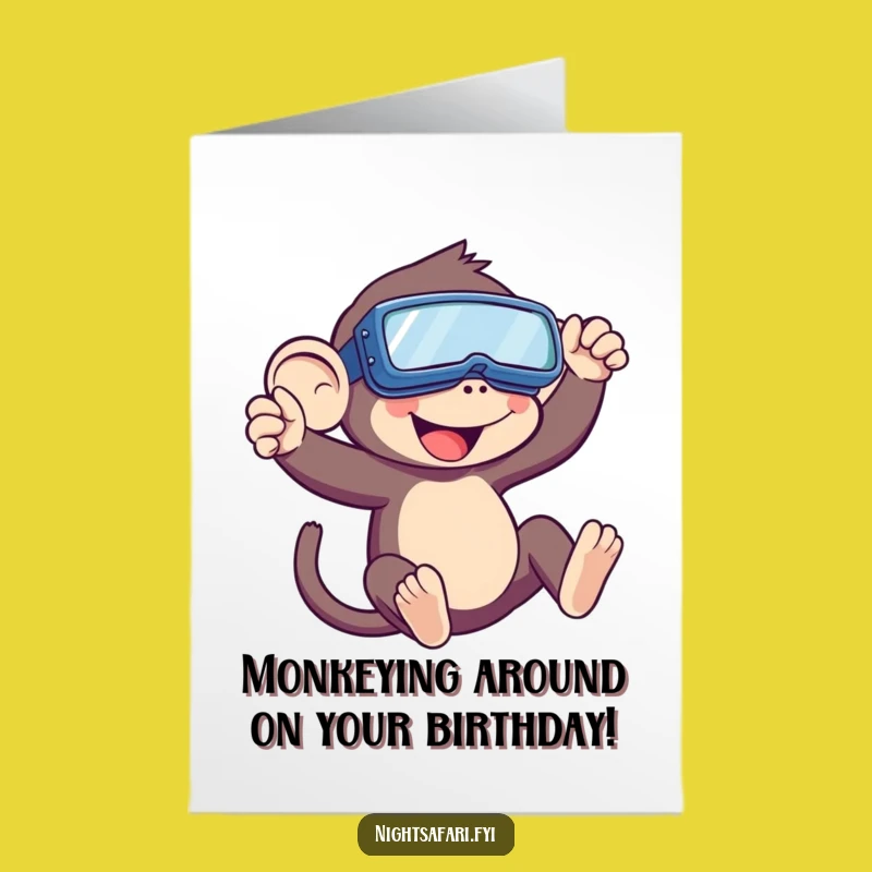 Free Printable Monkey Birthday Card: Hilarious Downloadable Gift for a Swinging Good Time