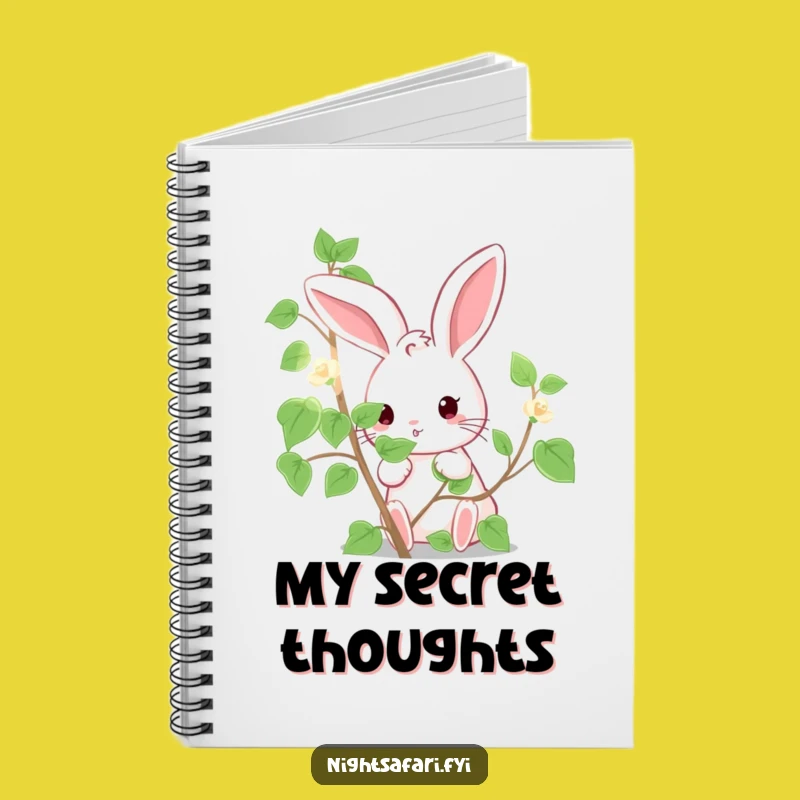 Funny Cute Bunny Notebook: Jot Down Ideas with Luminous Vine Humor!