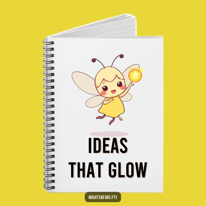 Funny Firefly Orb Notebook: Jot Down Ideas with Enchanting Humor, Great Funny Gift