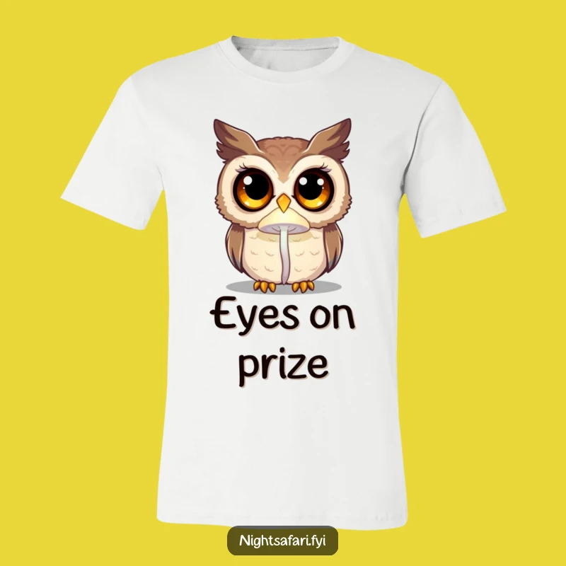 Funny Curious Owl T-Shirt - Mystical Forest Creature Apparel, Great Gift