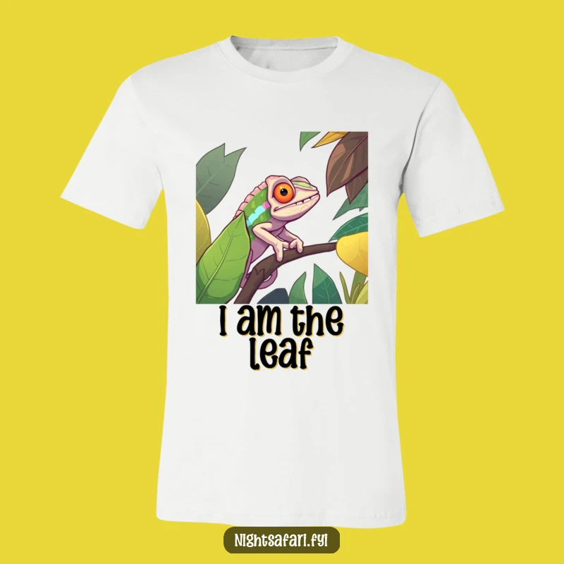 Funny Chameleon T-Shirt: Master of Disguise Tee for Humorous Souls