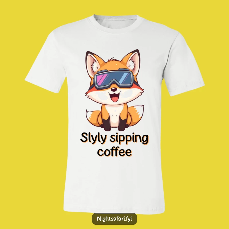 Funny Fox Night Vision T-Shirt: Peek Out With Giggles In This Awesome Tee Gift