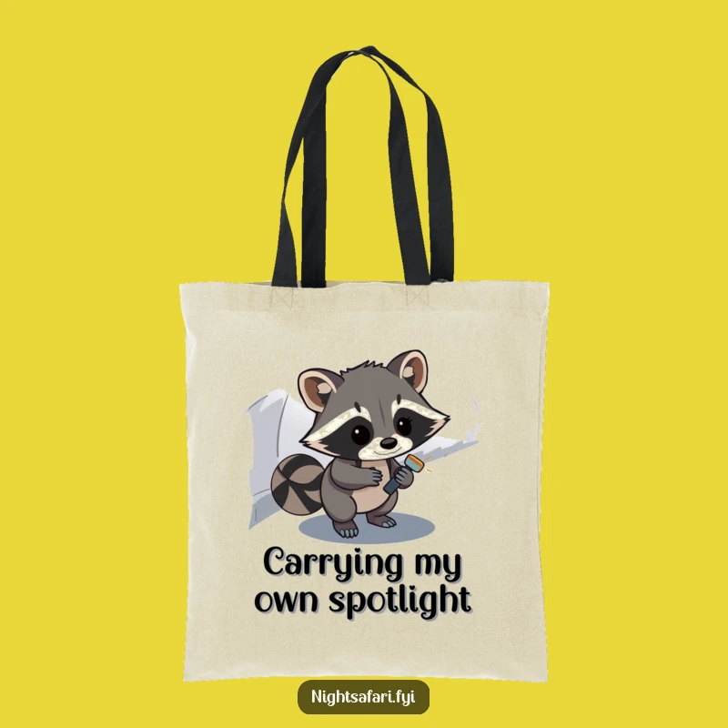 Funny Raccoon Tote Bag: Carry Your Finds, Stylish Funny Gift