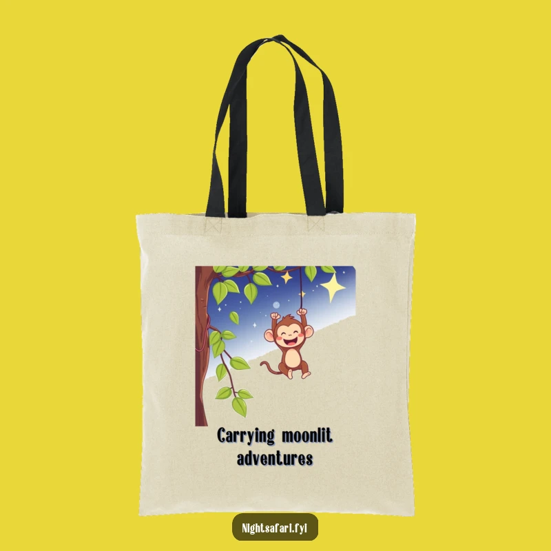 Funny Monkey Starry Swing Tote Bag - Carry Your Adventures!